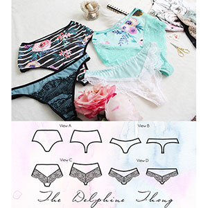Ohhh LuLu Delphine Thong Sewing Pattern