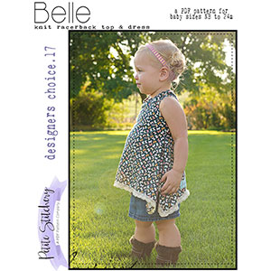 Petite Stitchery & Co. Baby Belle Racerback Top & Dress Sewing Pattern