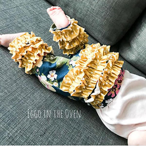 Mamma Can Do It Baby Rosies Ruffled Leggings Sewing Pattern