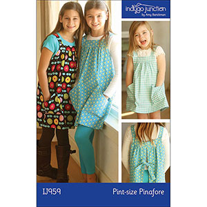Indygo Junction Children\'s Pint Size Pinafore Sewing Pattern