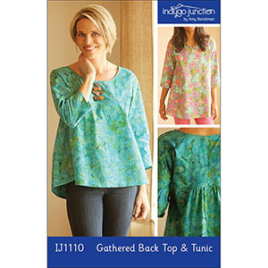 Indygo Junction Gathered Back Top and Tunic Sewing Pattern
