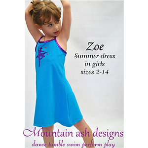 Mountain Ash Designs Zoe Sewing Pattern