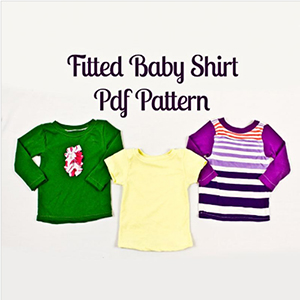 Mamma Can Do It Fitted Baby Shirt Sewing Pattern
