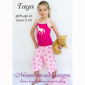 Mountain Ash Designs Taya Pajamas Sewing Pattern