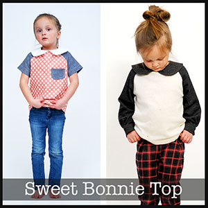 Shwin Designs The Sweet Bonnie Top Sewing Pattern
