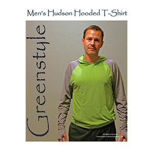Greenstyle Men\'s Hudson Hooded T-Shirt Sewing Pattern
