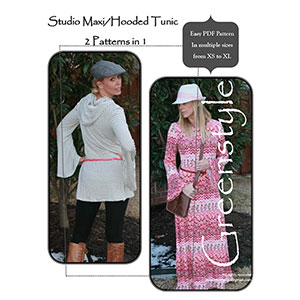 Greenstyle Studio Maxi Dress and Tunic Sewing Pattern