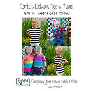 EYMM Carlie\'s Dolman Top & Tunic Sewing Pattern