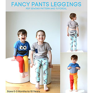 Titchy Threads Fancy Pants Leggings Sewing Pattern