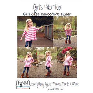 EYMM Girl\'s Piko Top Sewing Pattern