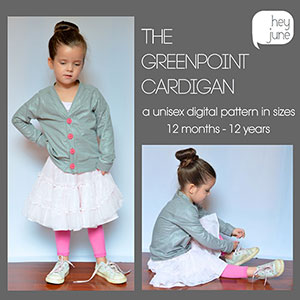 Hey June Greenpoint Cardigan Sewing Pattern