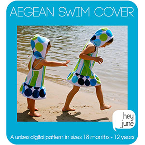 Hey June Aegean Swim Cover Sewing Pattern