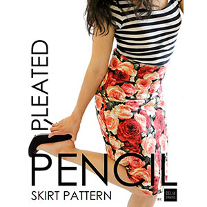 Delia Creates Pleated Pencil Skirt Sewing Pattern