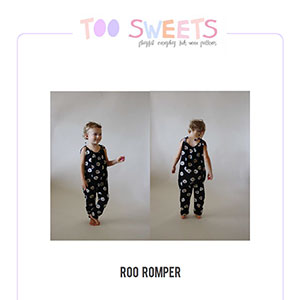 Too Sweets Roo Romper Sewing Pattern