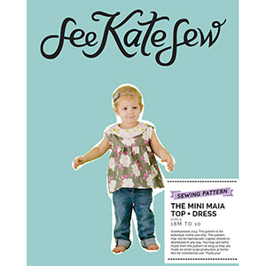 See Kate Sew Mini Maia Top + Dress Sewing Pattern