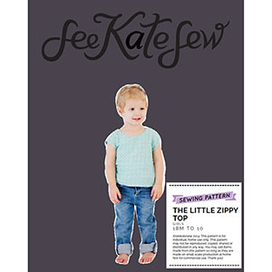 See Kate Sew Little Zippy Top Sewing Pattern