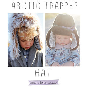 See Kate Sew Artic Trapper Hat Sewing Pattern