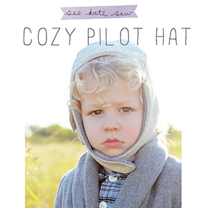 See Kate Sew Cozy Pilot Hat Sewing Pattern