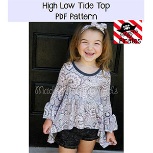 Patterns for Pirates High Low Tide Top Sewing Pattern