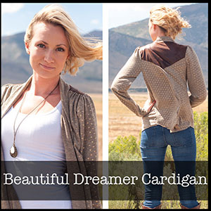 Shwin Designs Beautiful Dreamer Cardigan Sewing Pattern