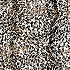 Half Yard Python Snakeskin Cotton Jersey Knit Fabric
