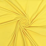 Lemon Yellow Solid Cotton Spandex Knit Fabric