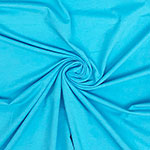 Sky Blue Solid Cotton Spandex Knit Fabric