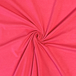 Hot Coral Solid Cotton Spandex Knit Fabric