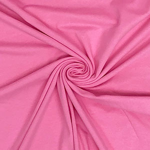 Persian Pink Solid Cotton Spandex Knit Fabric