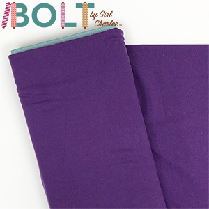 10 Yard Bolt Royal Purple Solid Cotton Spandex Knit Fabric