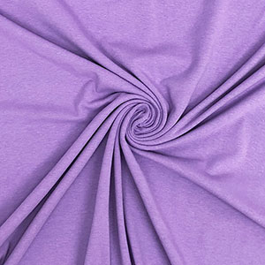 Half Yard Lilac Purple Solid Cotton Spandex Knit Fabric