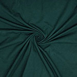 Hunter Green Solid Cotton Spandex Knit Fabric