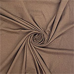 Dark Mocha Solid Cotton Spandex Knit Fabric