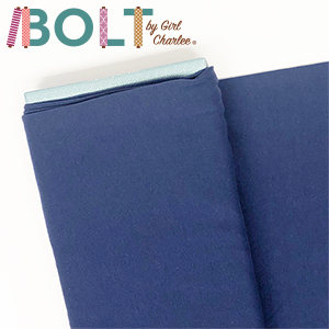 10 Yard Bolt Indigo Blue Solid Cotton Spandex Knit Fabric