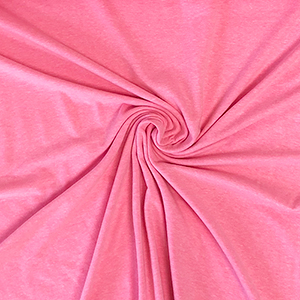 Half Yard Neon Heather Pink Solid Cotton Spandex Knit Fabric