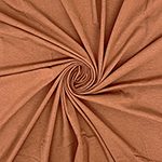Caramel Brown Solid Cotton Spandex Knit Fabric