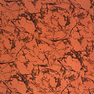 Half Yard Rust Cocoa Marble Double Brushed Jersey Spandex Blend Knit Fabric