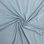 Dusty Blue Solid Cotton Spandex Knit Fabric
