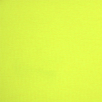 Bright Neon Yellow Solid Cotton Blend Ribbed Knit Fabric
