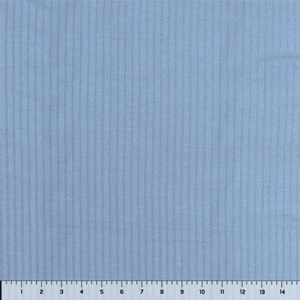 Half Yard Light Ocean Solid Cotton Blend Wide Ribbed Knit Fabric