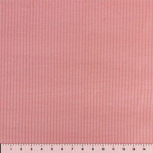 Dusty Rose Solid Cotton Blend Wide Ribbed Knit Fabric
