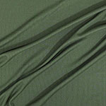 Olive Green Solid Jersey Spandex Blend Rib Knit Fabric
