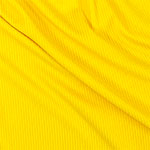 Sunny Yellow Solid Jersey Spandex Blend Rib Knit Fabric