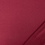 Wine Burgundy Solid French Terry Blend Knit Fabric