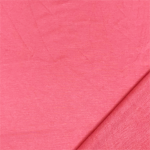 Coral Pink Solid French Terry Blend Knit Fabric