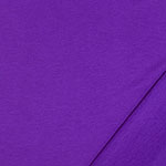 Grape Purple Solid French Terry Blend Knit Fabric