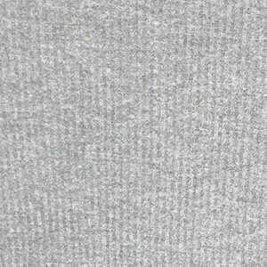 Heather Gray Solid Waffle Knit Fabric