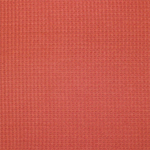 Deep Terracotta Solid Brushed Waffle Knit Fabric