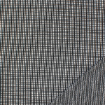 Black White Dashed Vertical Pinstripe Jersey Blend Double Knit Fabric