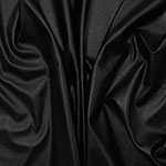 Black Matte Faux Vegan Leather Fabric